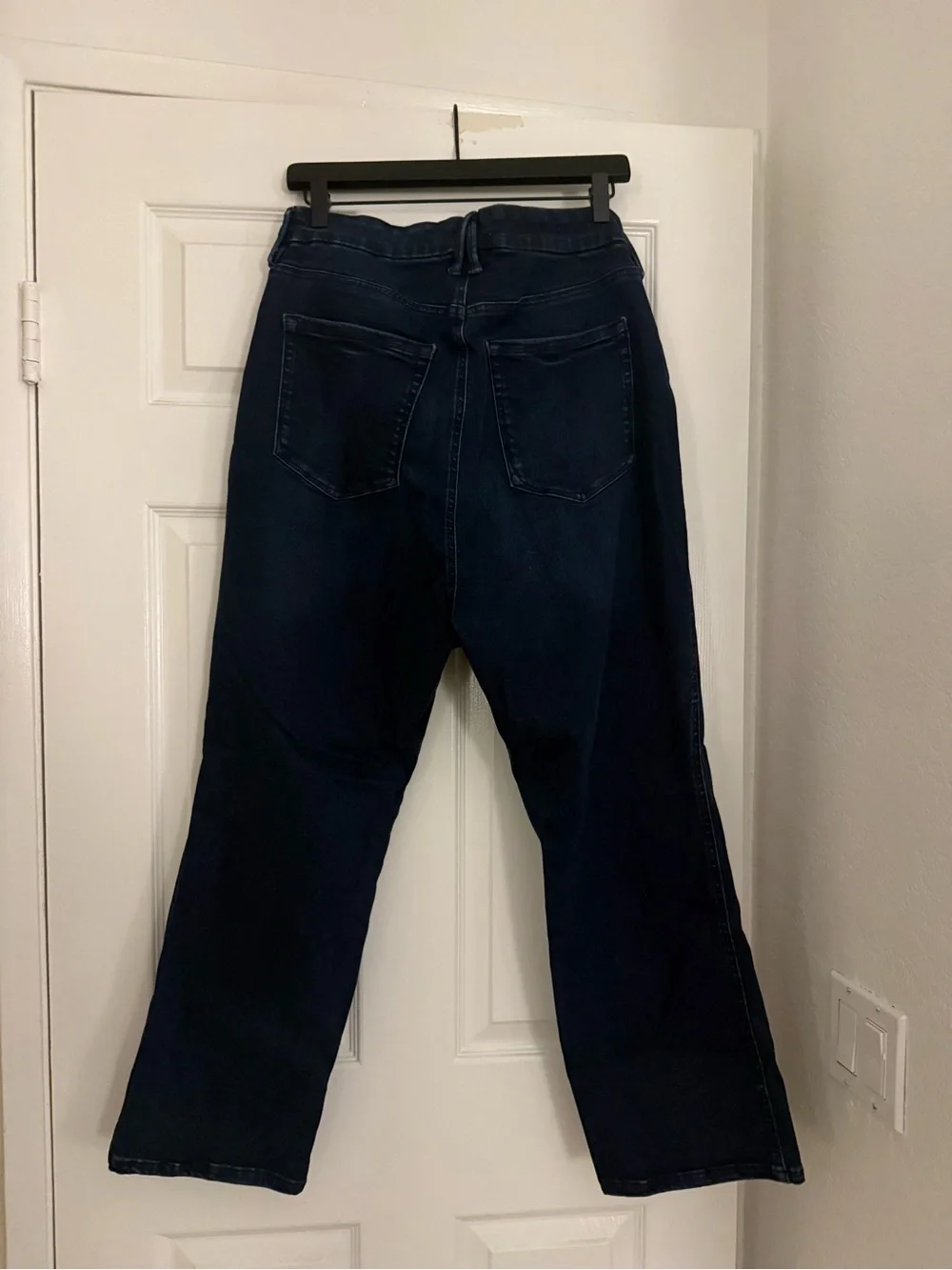 Good american Dark Blue Women's good curve Straight-Leg Jeans